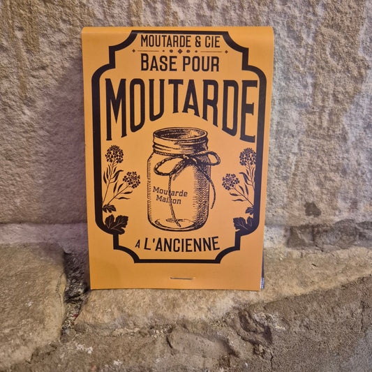 Base pour moutarde à l'ancienne - face avant